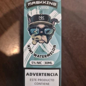 Salt maskking kiwi watermelon
